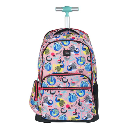 MILAN PLECAK NA KÓŁKACH 25L PEACOCK RÓŻOWY 625601PCKP