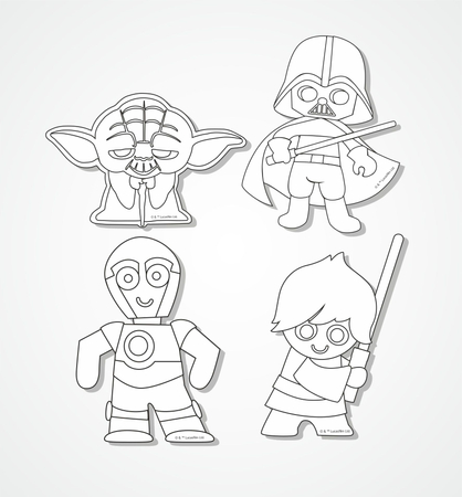 COLORINO MAGNES NA LODÓWKĘ STAR WARS 89526PTR