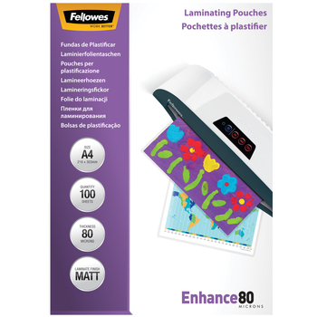 *FELLOWES FOLIA MATOWA A4 80 MIK