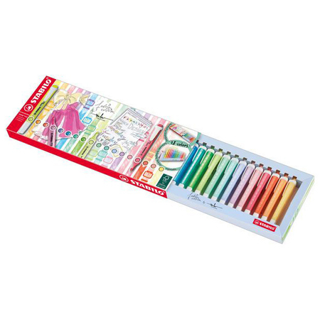 STABILO ZESTAW ZAKREŚLACZY SWING 18 KOL COOL PASTEL 275/18-01