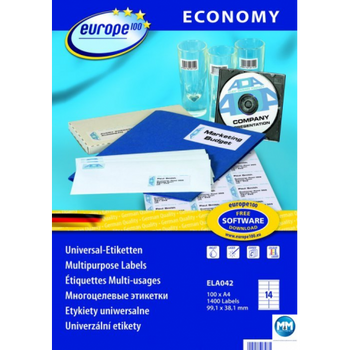 *ETYKIETY 99,1X38,1 100ARK ZWECK. ELA042