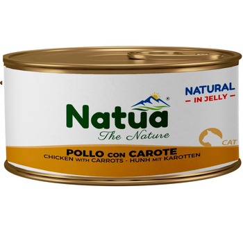 NATUA PUSZK 85G NATURAL KURCZAK Z MARCHEWKĄ W BULIONIE