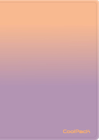 COOLPACK GRADIENT TECZKA CLEAR BOOK 20 KOSZULEK CRANBERRY 32890
