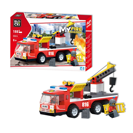 KLOCKI BLOCKI MyFire WÓZ STRAŻACKI 188EL KB0816