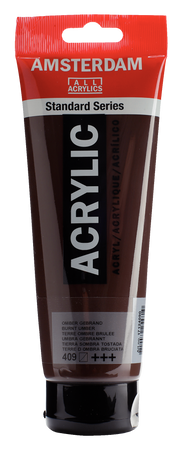 FARBA AKRYL.250ML 409 B.UMBER AMSTERDAM