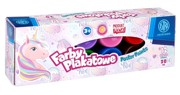 ASTRA FARBY PLAKATOWE JEDNOROŻEC 12 KOL 20 ML 3213100000