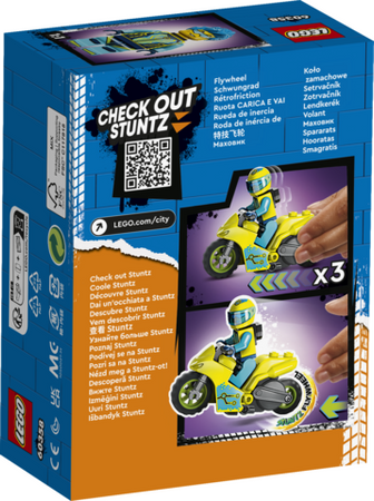 LEGO 60358 CITY Cybermotocykl kaskaderski