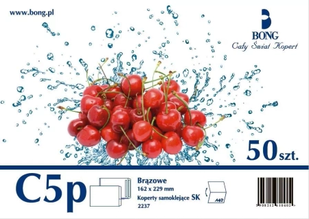 KOPERTA BONG C5 BRĄZ HK 2277-50 B/O BM 50SZT 077