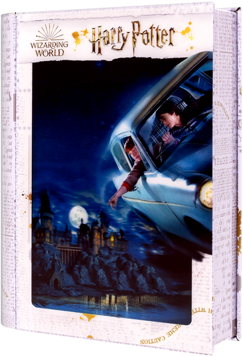 PUZZLE 300 EL Harry Potter puzzle-Księga - Ford Anglia Hogwar