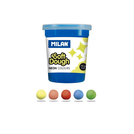 MILAN CIASTOLINA NEON 5 KOL X 142G 913505N