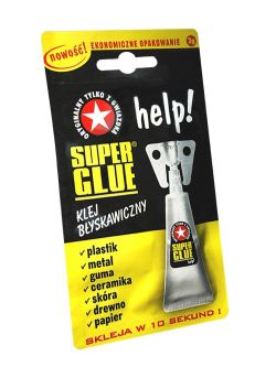 KLEJ SUPER GLUE HELP 2G 1SZT