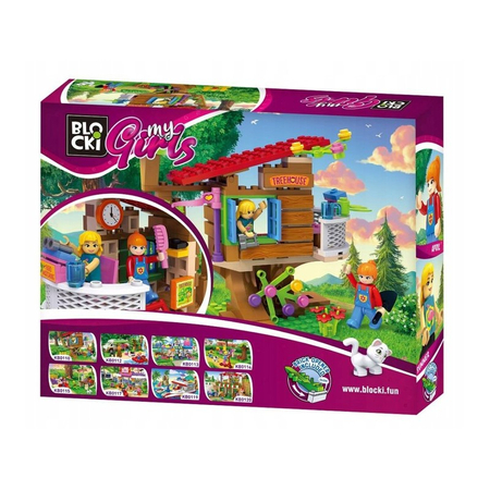 KLOCKI BLOCKI MyGirls DOMEK NA DRZEWIEKB0110