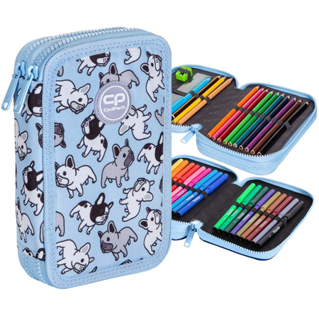 COOLPACK JUMPER 2 PIÓRNIK PODWÓJNY Z WYPOSAŻENIEM CUTE BULLDOGS D066333  2021