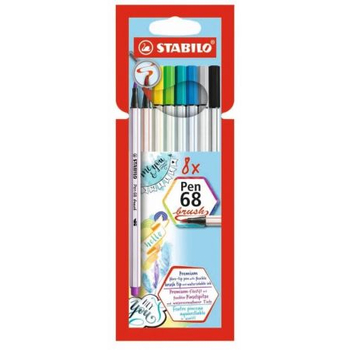 STABILO FLAMASTER PEN 68 KOMPLET 8 KOLORÓW ETUI 1063455