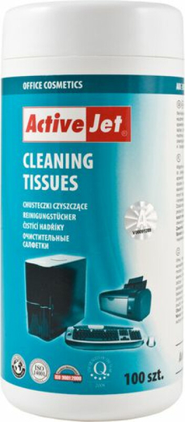 Activejet chusteczki czyszczące 100 szt. AOC-301