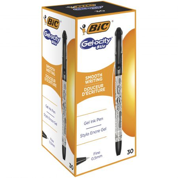 BIC GELOCITY STICK CZARNY 30SZT