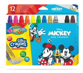 COLORINO KREDKI ŚWIECOWE ŻELOWE WYKRĘCANE W SZTYF. MICKEY 89946PTR