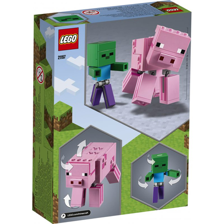 LEGO 21157 MINECRAFT ŚWINKA I MAŁY ZOMBIE  ( I 2020 )