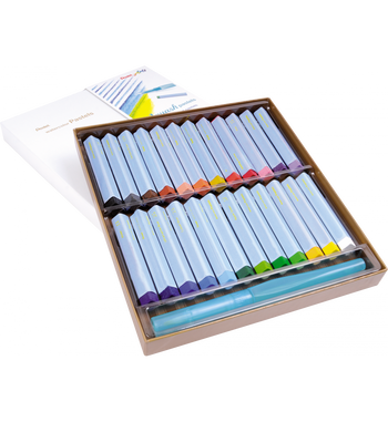PENTEL PASTELE AKWARELOWE 24 KOLORY + PĘDZELEK GHW1-24