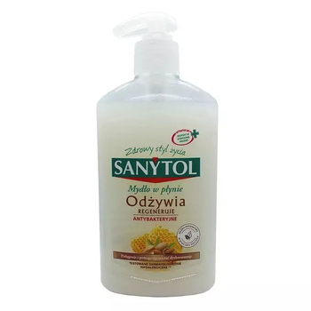 SANYTOL MYDŁO ANTYBAK. MLEKO MIGDAŁOWE/PSZCZELE 250ML