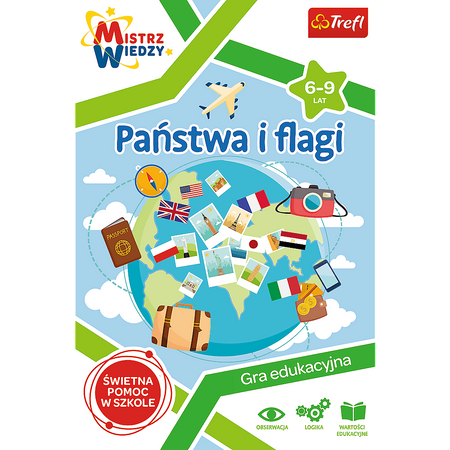 TREFL PAŃSTWA I FLAGI MISTRZ WIEDZY
