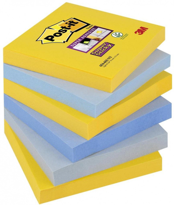 POST-IT KARTECZKI SAMOPRZYLEPNE SUPER STICKY NEW YORK 654-6SS-NY 76X76MM 6X90K