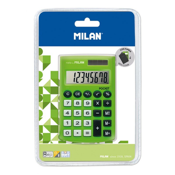 MILAN KALKULATOR POCKET TOUCH ZIELONY 150908GBL