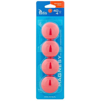 TETIS MAGNESY 40MM CZERWONE GM303