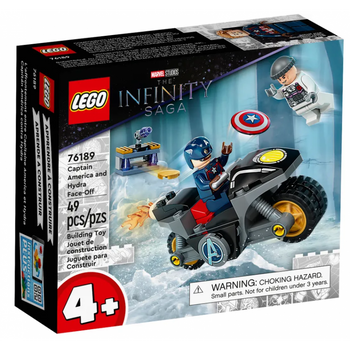 LEGO 76189 SUPER HEROES KAPITAN AMERYKA I POJEDYNEK Z HYDRĄ