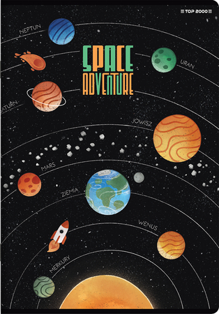 TOP ZESZYT SPACE A5 30K 70G LINIA 400182346