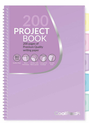 COOLPACK PASTEL KOŁOZESZYT PP B5 FIOLETOWY 81346CP