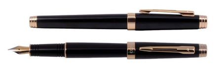 EXO SAGITTA PIÓRO CZARNY LAKIER ZŁOTY 1020.03 GTFB