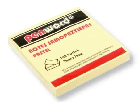PEN NOTES SAMOPRZYLEPNY 75X75 100K PASTEL 440757