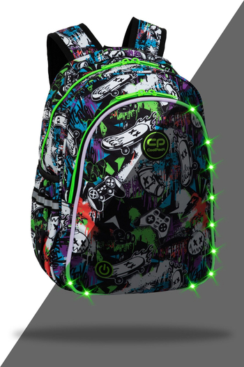 coolpack jimmy led plecak młodzieżowy peek a boo f110675