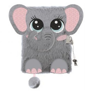 MAJ PAMIĘTNIK Z KŁÓDKĄ WŁOCHACZ A5 96K MY LITTLE FRIEND ELEPHANT