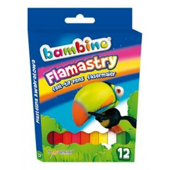 FLAMASTRY 12KOL BAMBINO 1604