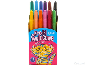 TETIS KREDKI TETISKI ŚWIECOWE WYKRĘCANE KT010-AB