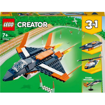 LEGO 31126 CREATOR Odrzutowiec naddźwiękowy