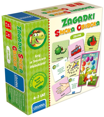 GRANNA ZAGADKI SMOKA OBIBOKA ZIELONA GRA
