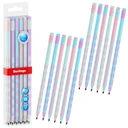 BERLINGO OŁÓWEK PLASTIKOWY HB HAZE TRÓJKĄTNY MIX KOL 338531