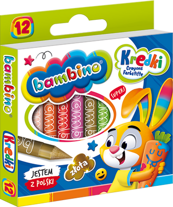 KREDKI BAMBINO ŚWIECOWE 12KOL 0225/0015