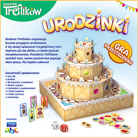 GRA URODZINKI RODZINA TREFLIKÓW 02065