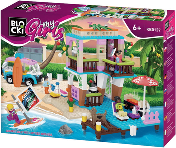 Klocki BLOCKI MyGirls Domek na plaży