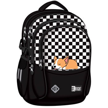 MAJ24 PLECAK 4 KOMOROWY STRIGHT BP-01 SLEEPY CORGI 664359