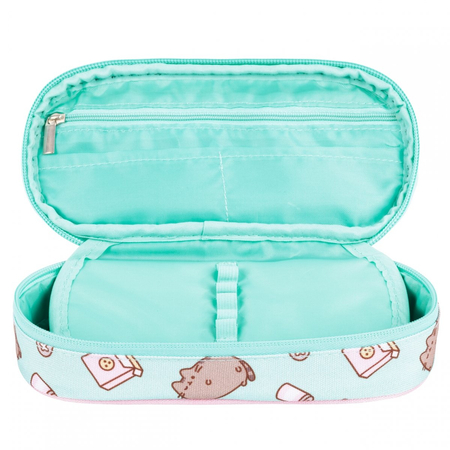 MAJ24 PIÓRNIK SASZETKA USZTYWNIANA Z WEWNĘTRZNĄ KLAPKĄ PUSHEEN MINT 663260