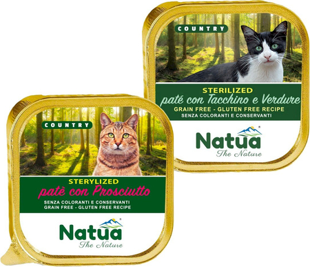 NATUA TACKA 100G COUNTRY INDYK Z WARZYWAMI DLA KOTÓW STERYLIZOWANYCH