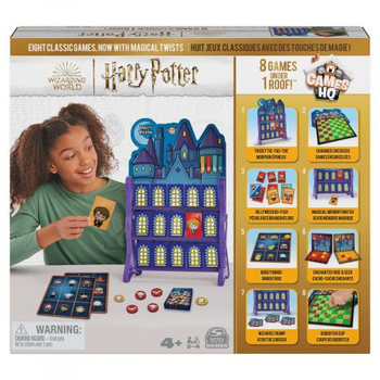 Hogwart pełen gier – 8 gier Harry Potter 6065471 Spin Master