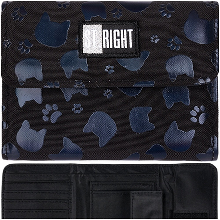 MAJ24 PORTFEL STRIGHT NW-02 BLACK CATS 664625