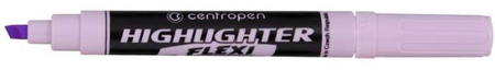 CENTROPEN ZAKREŚLACZ HIGHLIGHTER FLEXI 8542 SOFT FIOLETOWY PASTEL 636978