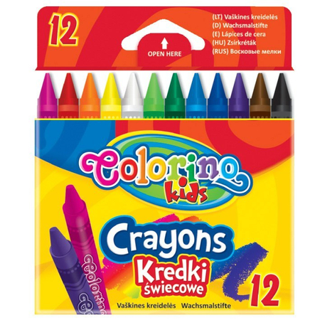 COLORINO KREDKI ŚWIECOWE 12KOL 13314PTR/1